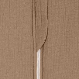 Dubleside BIO muslin NYFØDT SOVEPOSE TOG 2, 12-24m MØRK EG/OLIVE