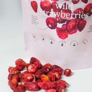 Gefriergetrocknete Walderdbeeren (aus frisch gesammelten Beeren)
