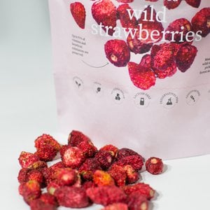 Gefriergetrocknete Walderdbeeren (aus frisch gesammelten Beeren)