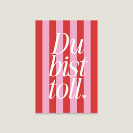 Postcard 'sei fantastico'