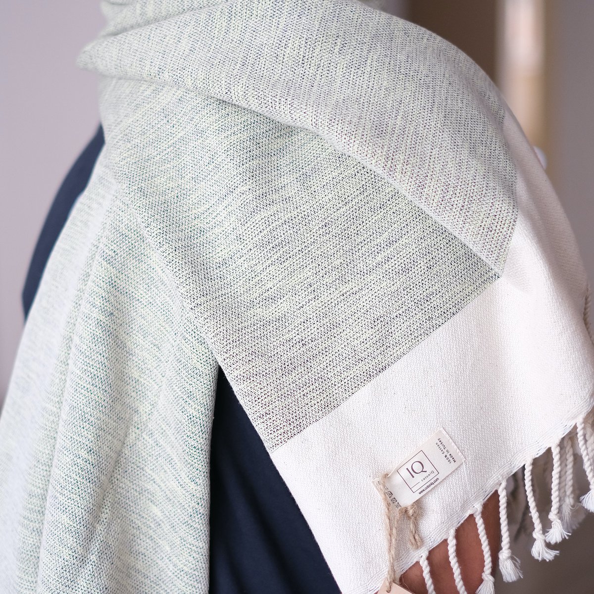 hammam towel | Sauna towel | Beach towel | Ecuador | Green | 170x95cm