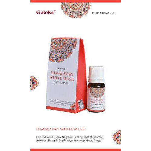  Goloka fragrance oil Himalayan White Musk 10ml