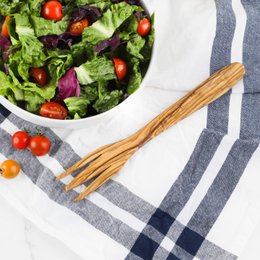 Olive Wood Salad Fork – Handmade Natural Wooden Utensils