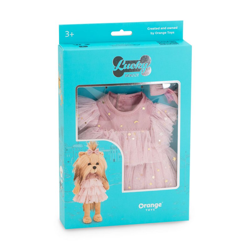 Plush toy, Lucky Doggy, Clothing set: Romantic Evening