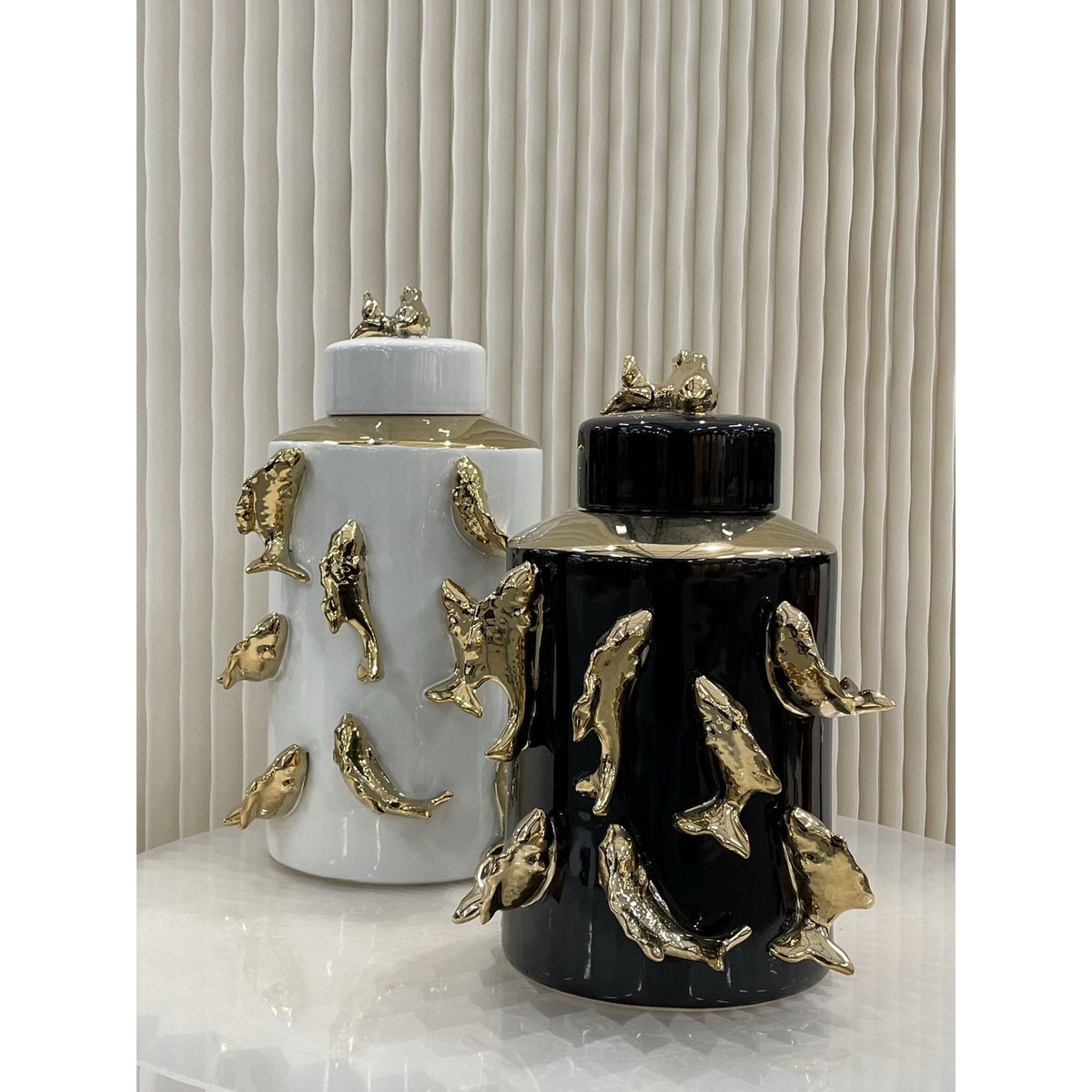 FISH WHITE JAR