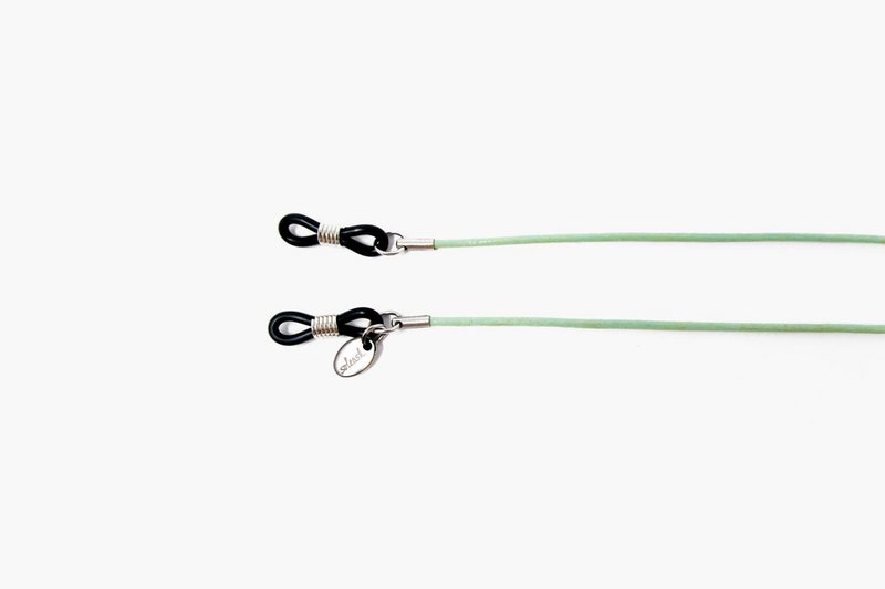 Light green leather strap PESTO
