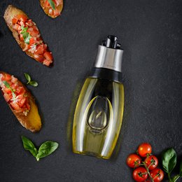 Duo olie- og eddikeflaske 420ml + 50ml
