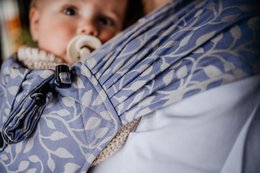 Baby carrier wrap & go baby - floral - lilac