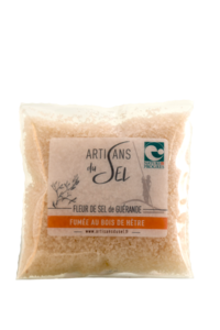 Fleur de sel de Guérande smoked with beech wood - 100gr i craftsmen of salt