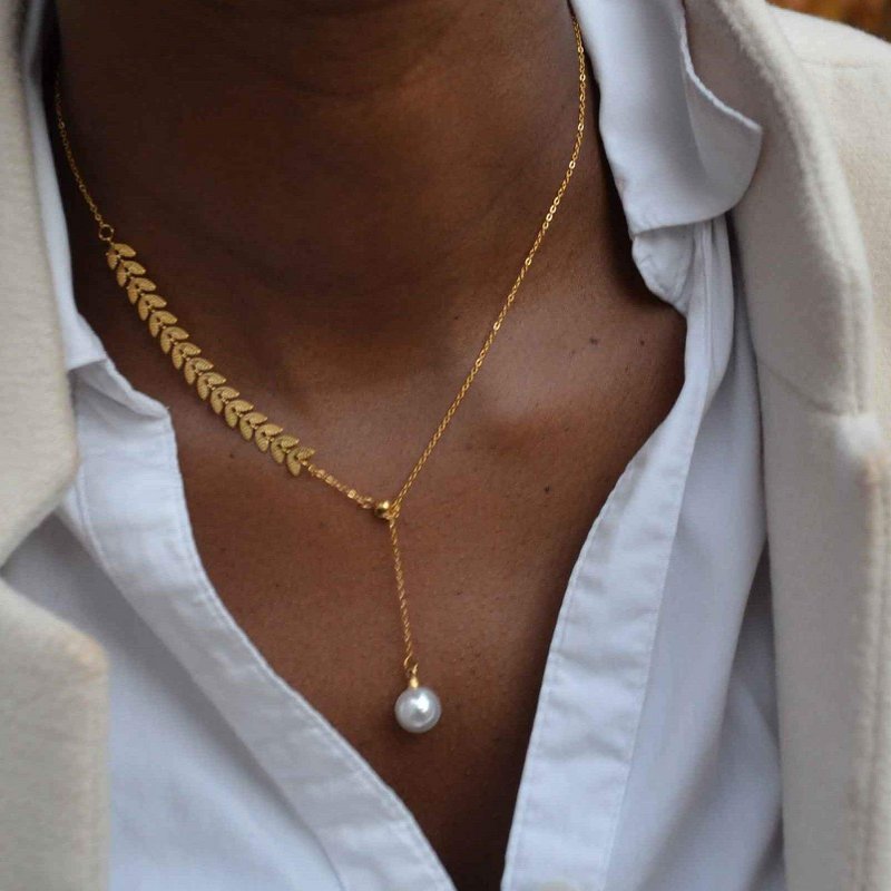 COLLAR CORAZUL "PERLA"