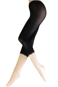 Schwarze Capri-Leggings von AIKI