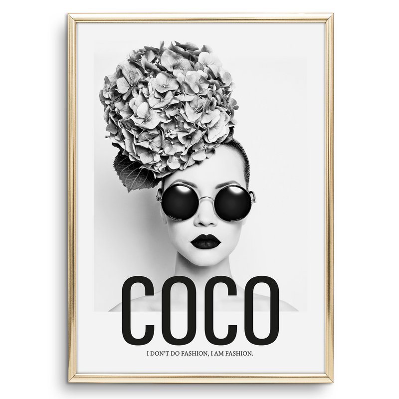 Poster: Coco - I don't do fashion, I am fashion