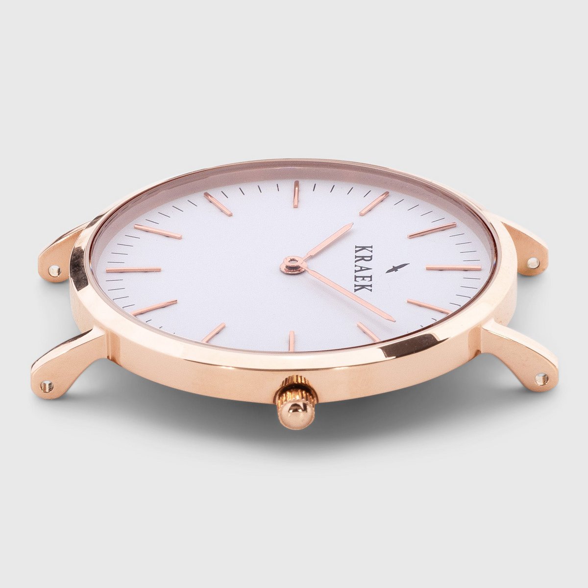 Adeline | Oro rosa | verde | 36 mm