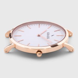 Adeline | Oro rosa | verde | 36 mm