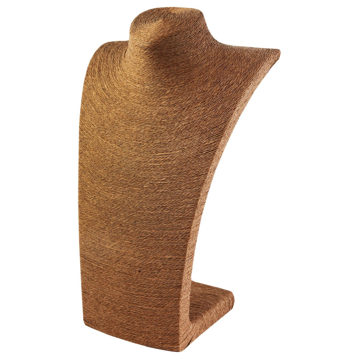 Buste, bastvezel, lichtbruin, 36 cm x 23 cm
