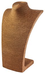 Bust, bast fiber, light brown, 36 cm x 23 cm