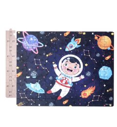 Universe starry sky puzzle with numbers from 1 - 100, intelligence puzzle