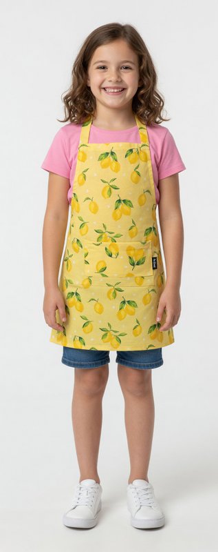 Grembiule bambino color limone