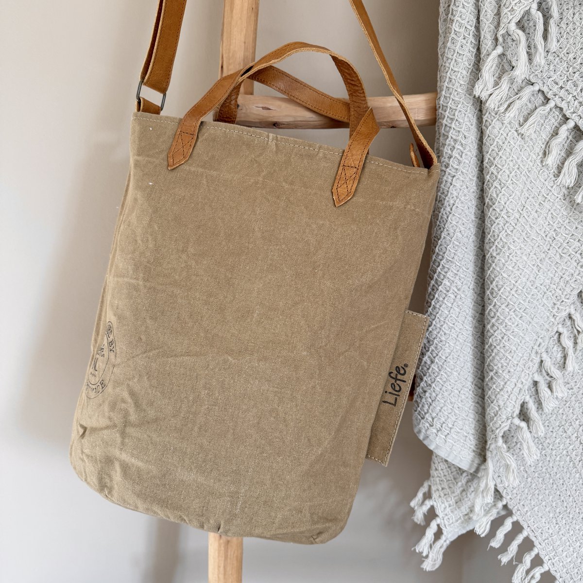 Vintage BucketBag (brown canvas) NEW BATCH