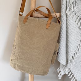 Vintage BucketBag (brown canvas) NEW BATCH