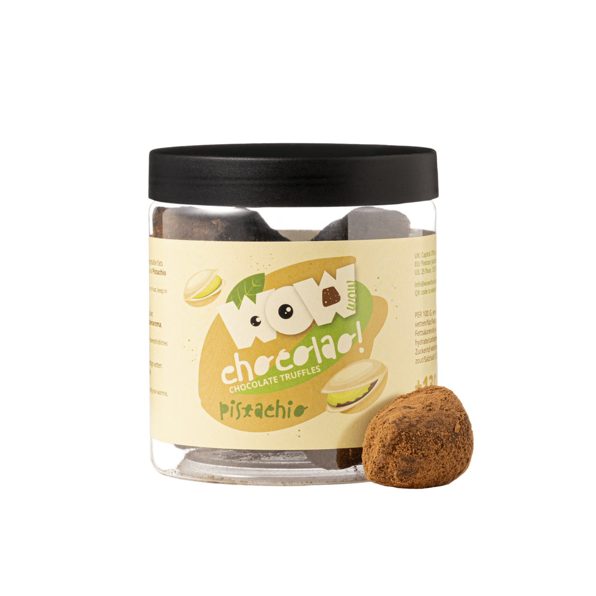 Trufas de chocolate de pistacho - 130 g de regalos