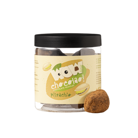 Pistazien -Schokoladentrüffel - 130 g Geschenkeglas