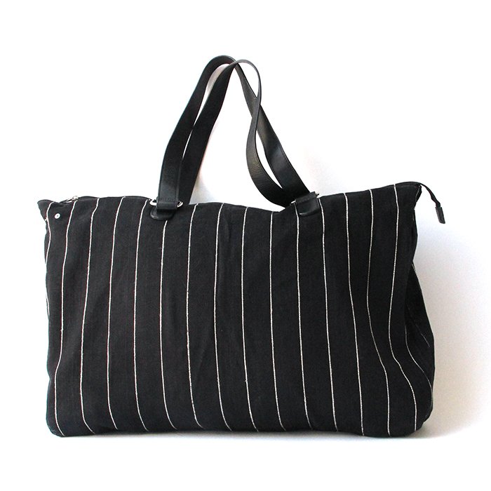 ANNA NERA Fairtrade Big Bag M - Met rits - Strandtas - Weekendtas - Shopper jute M noir 400-013