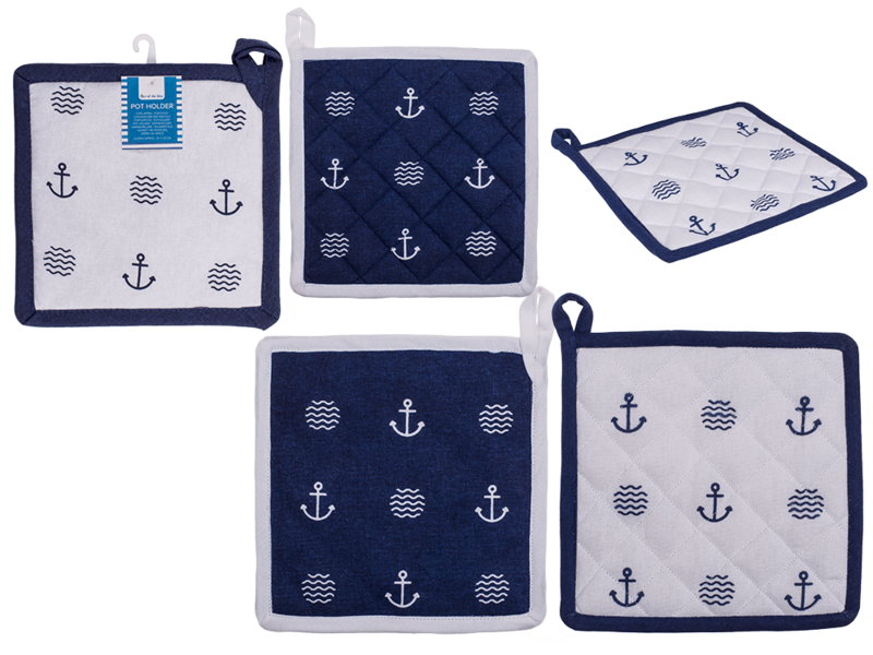 Pot holder, Modern Maritime,