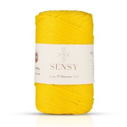 Cordoncino macramè Sensy Premium da 5 mm - 104 iarde, 100% poliestere