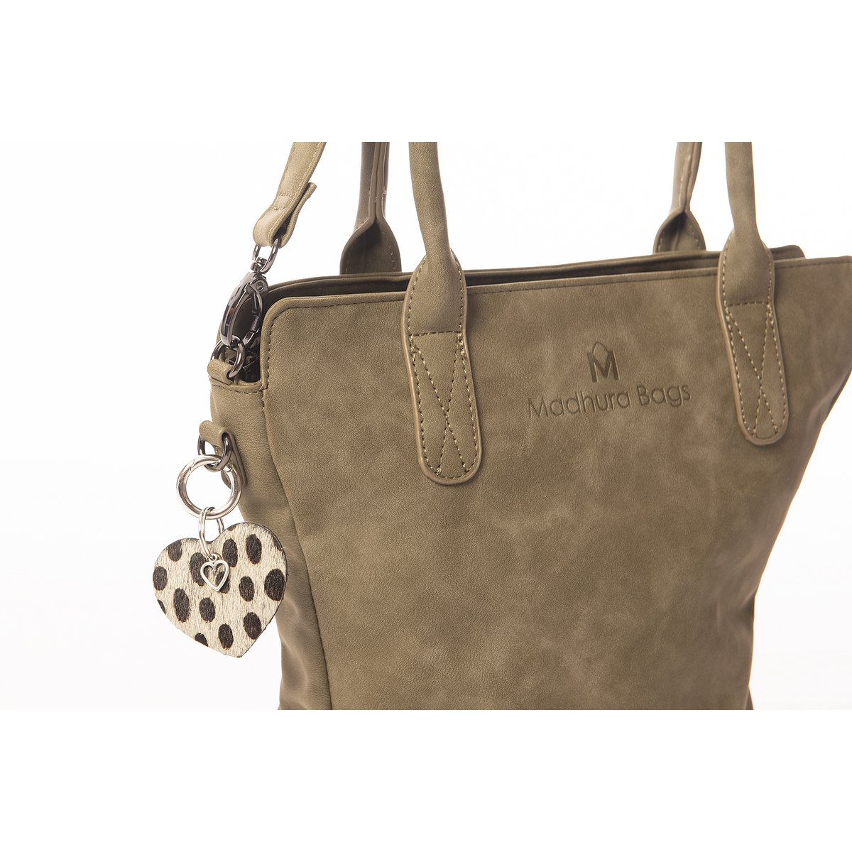 Hand/shoulder bag dark green