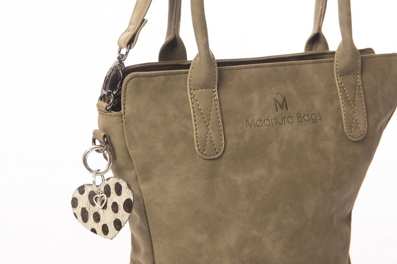 Hand/shoulder bag dark green