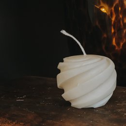 Ornament candle - Round twisted ornament Candle