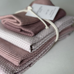 Küchen-Geschenkset – Rosenquarz (Preis für 4 Set)