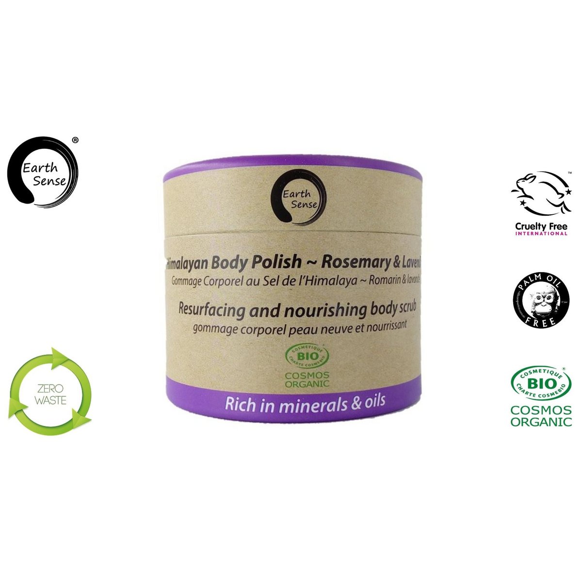Organiczny Certyfikowany Polski złuszczanie - Jasmine - 200 ml - 100% recyklingowe opakowanie papierowe 1 kawałek