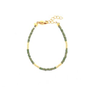 Green gold bracelet