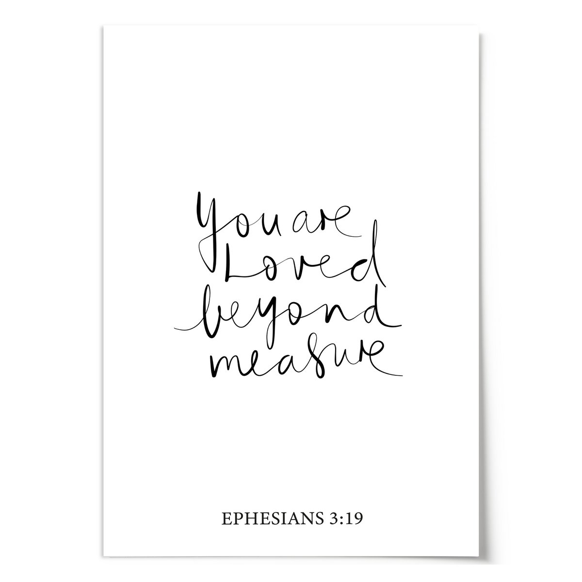 Poster: You are loved beyond measure