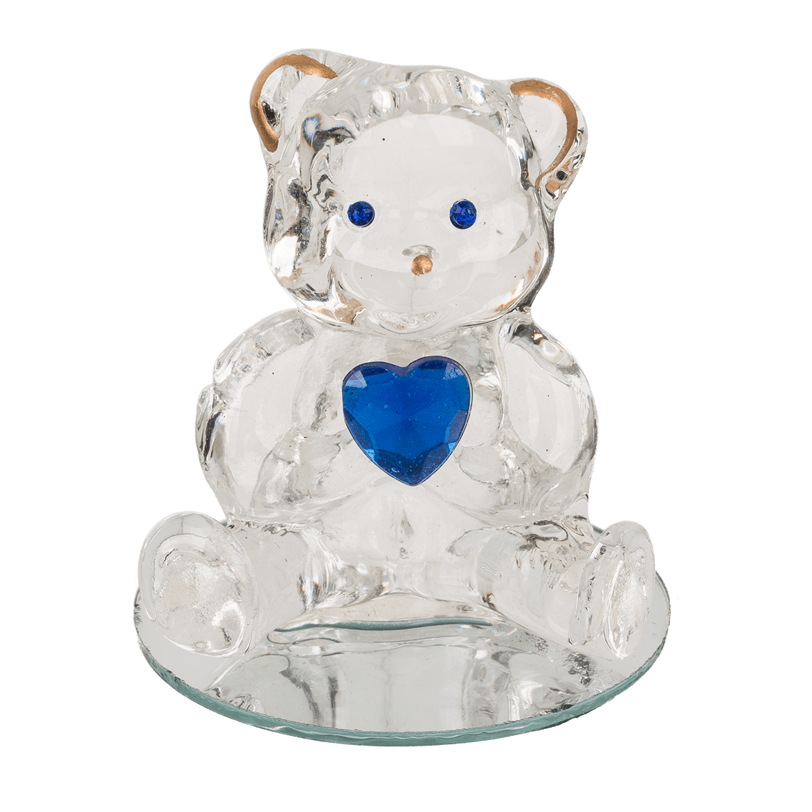 Glass Bear with Heart,