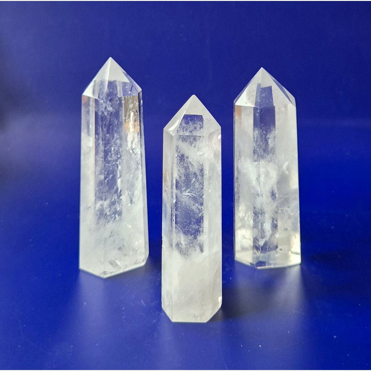 A+ Clear Quality Gemstone Rock Crystal Tower / Obelisk (Clear Quartz Tower)