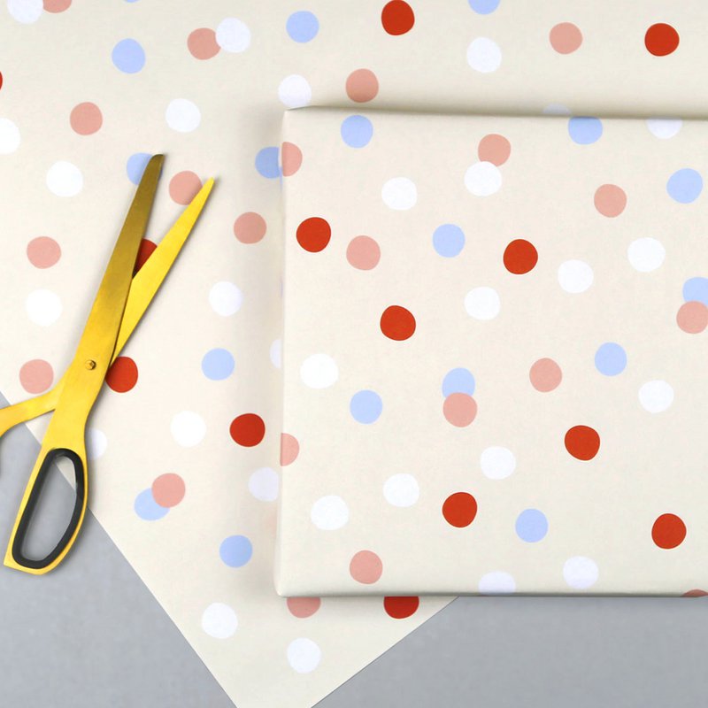 Geschenkpapier Punkte Marie