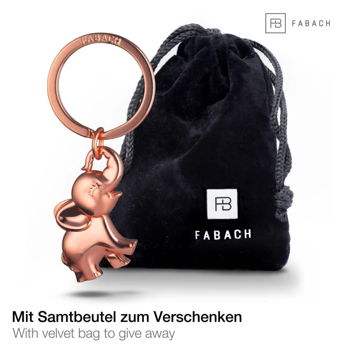 "Jumbo" Olifant Sleutelhanger - Schattige Baby Olifant Hanger - Veel Geluk Charme en Cadeau voor Olifantenliefhebbers