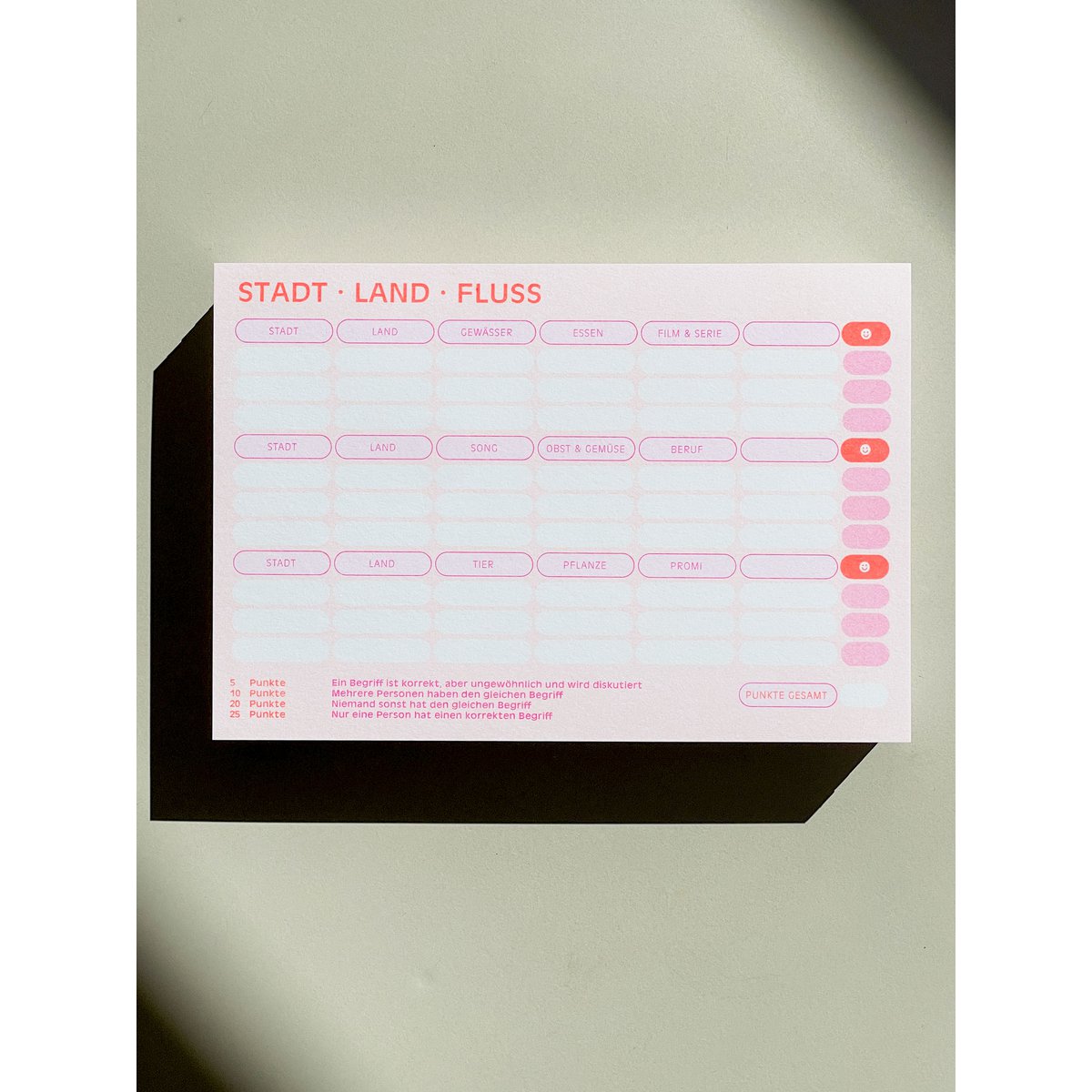 Risography City Country River tear-off pad (13.5 x 19.7 cm)