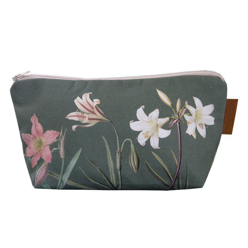 ORGANIC COSMETIC BAG - AMARYLLIS