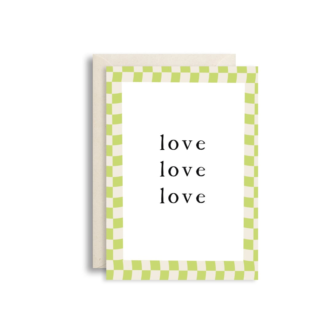Greeting card love