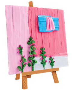 Okto Sensory Art 3D Schilderen - Ramen - Roze Ochtend