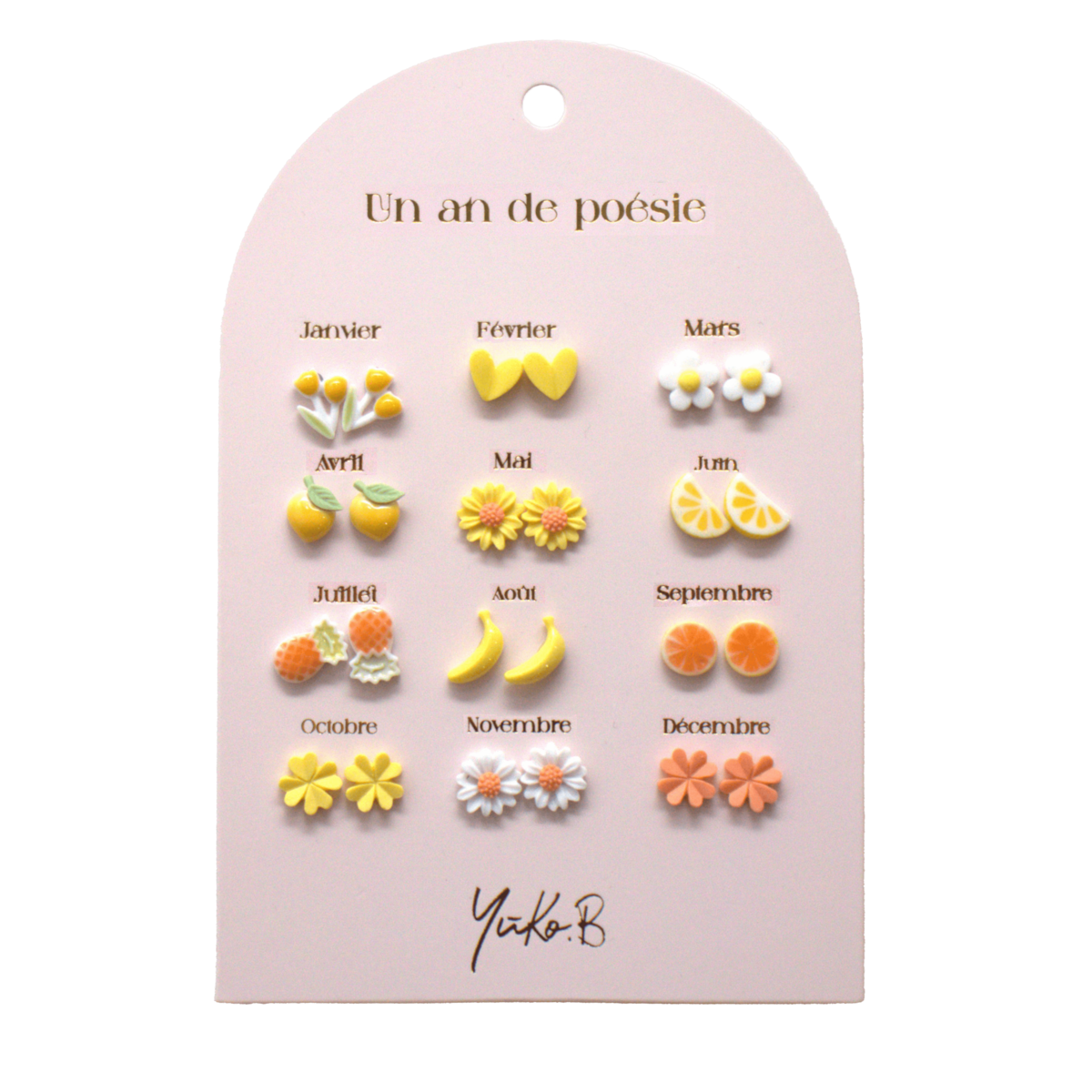 Offer of 20 poetic earrings cards
