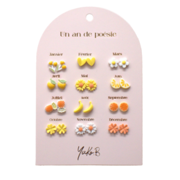 Offer of 20 poetic earrings cards