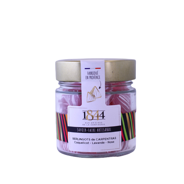 Berlingots de Carpentras Coquelicot - Lavendel - Roze - 160 g