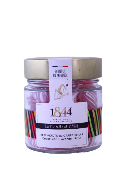 Berlingots de Carpentras Valmue - Lavendel - Rose - 160g