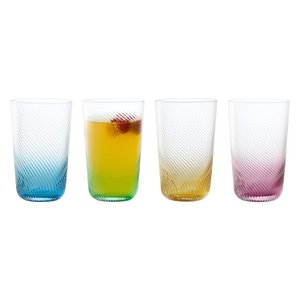 Set of 4 Hiball Tumblers - Swirl
