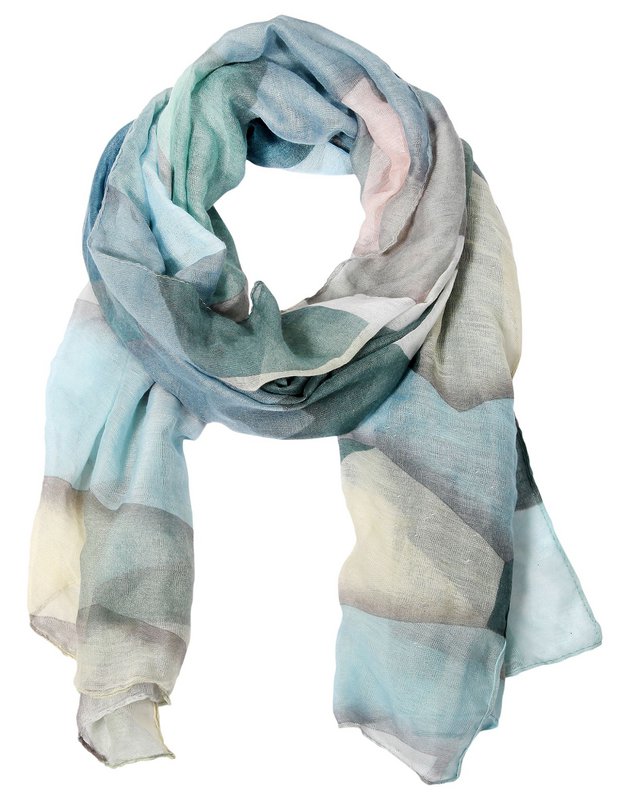 Paquet d'écharpes foulards d'été couleurs assorties, VE 12